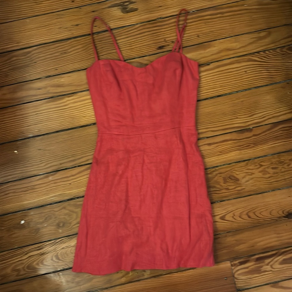 Reformation Red Mini Dress